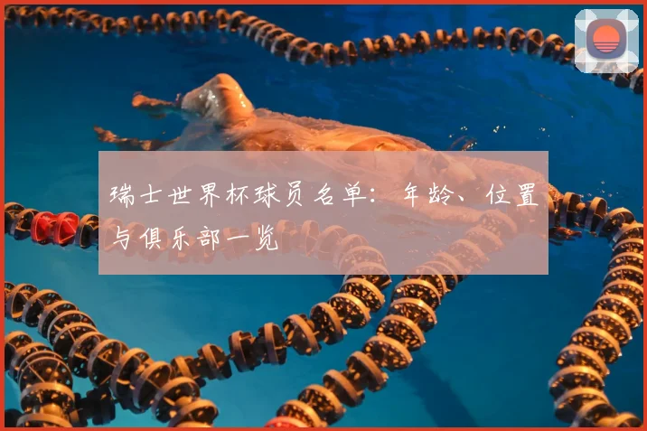 瑞士世界杯球员名单:年龄、位置与俱乐部一览